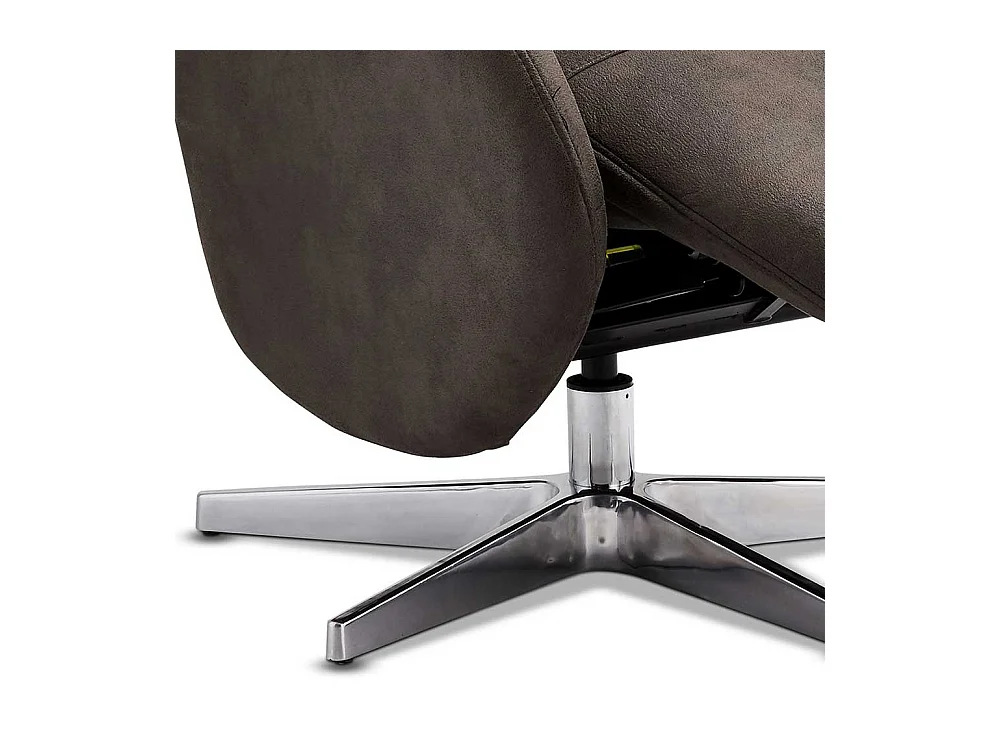 Komfortsessel in Braun Microfaser Relaxfunktion