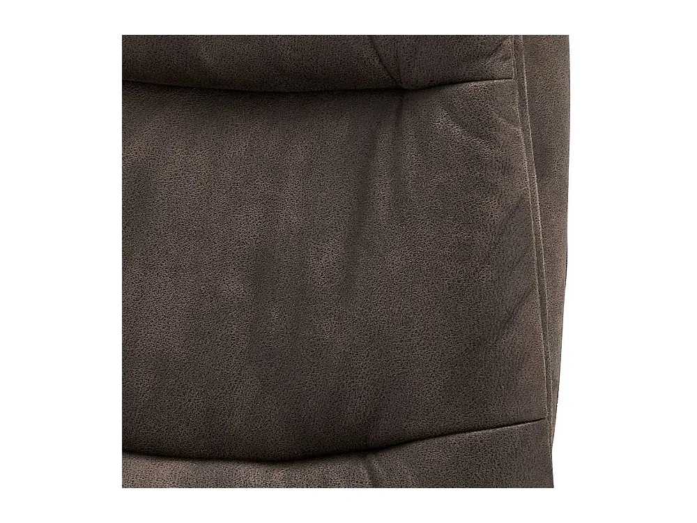 Komfortsessel in Braun Microfaser Relaxfunktion