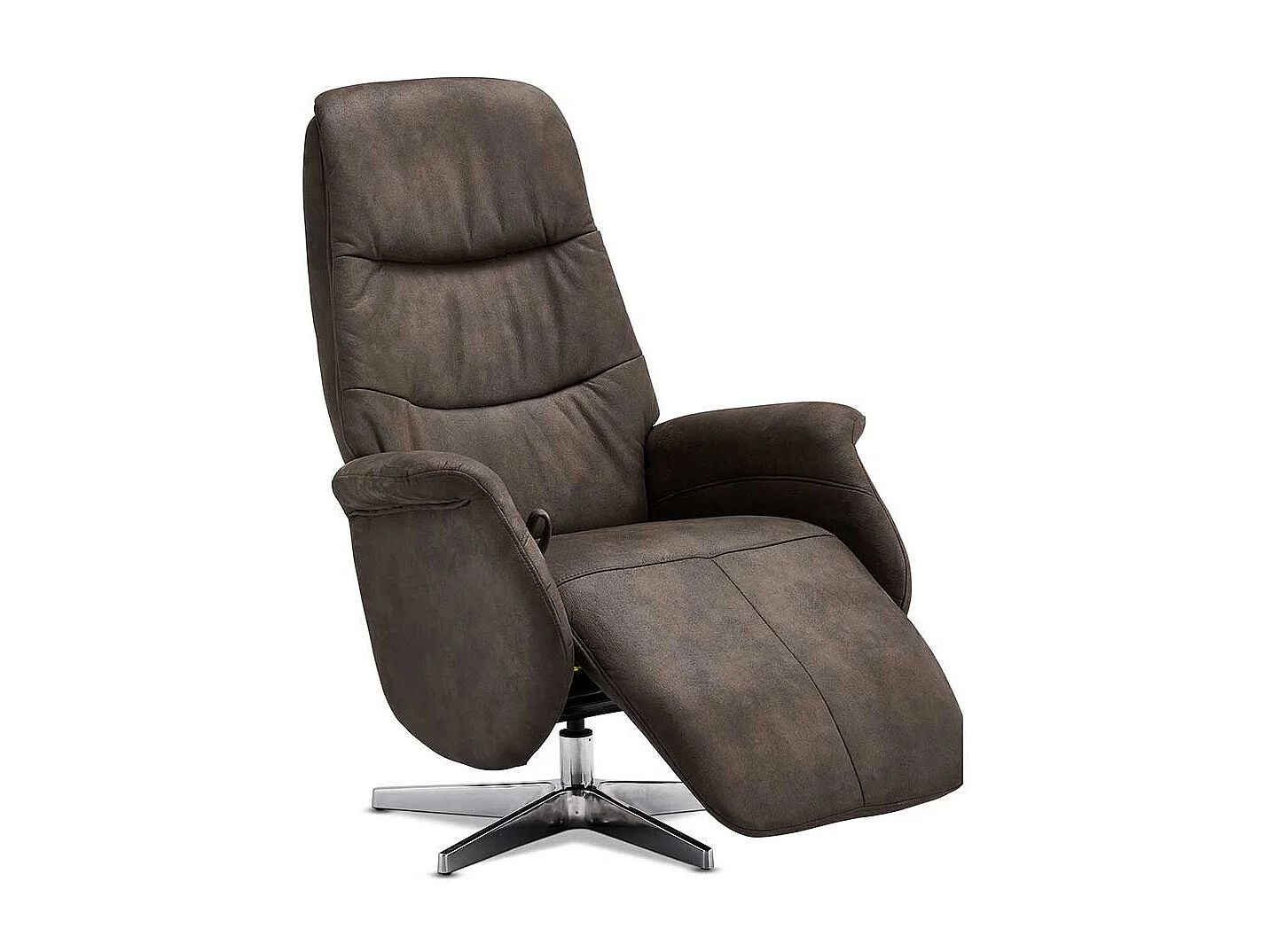 Komfortsessel in Braun Microfaser Relaxfunktion
