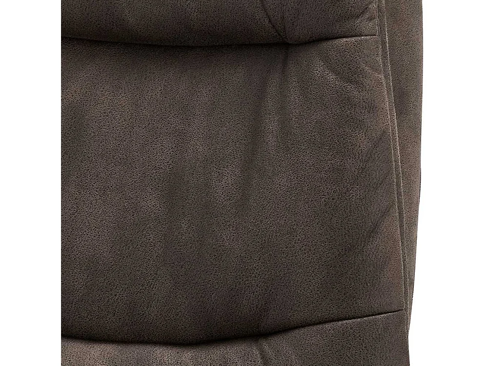 Komfortsessel in Braun Microfaser Relaxfunktion