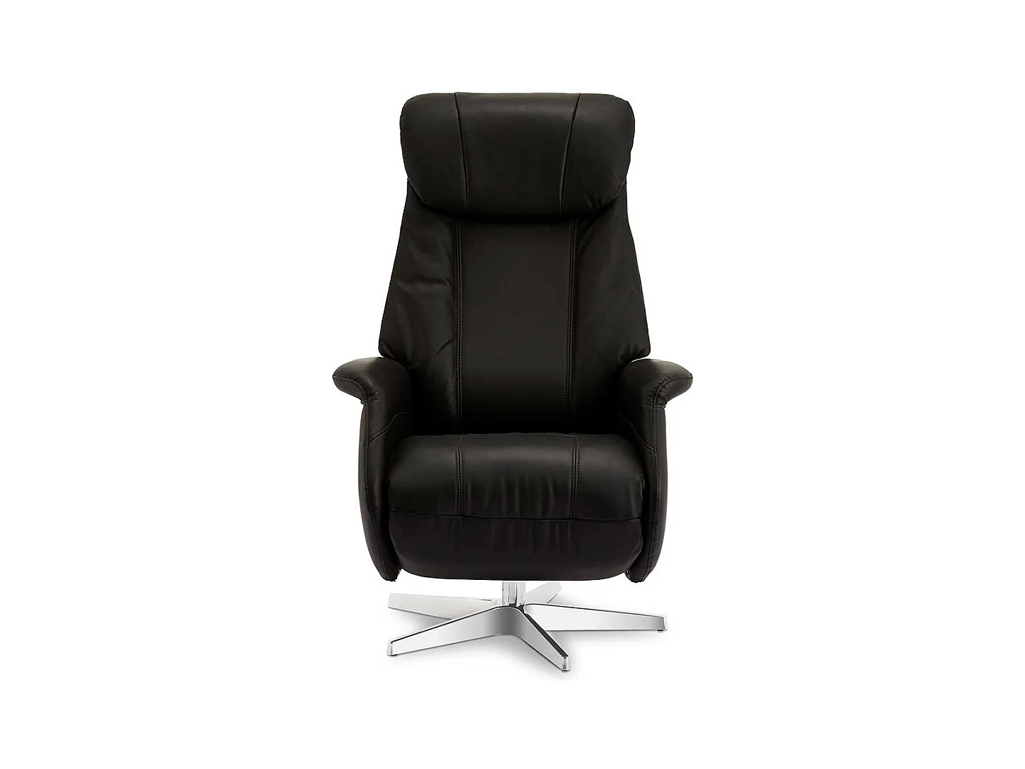 Drehbarer Relaxsessel in Schwarz Armlehnen