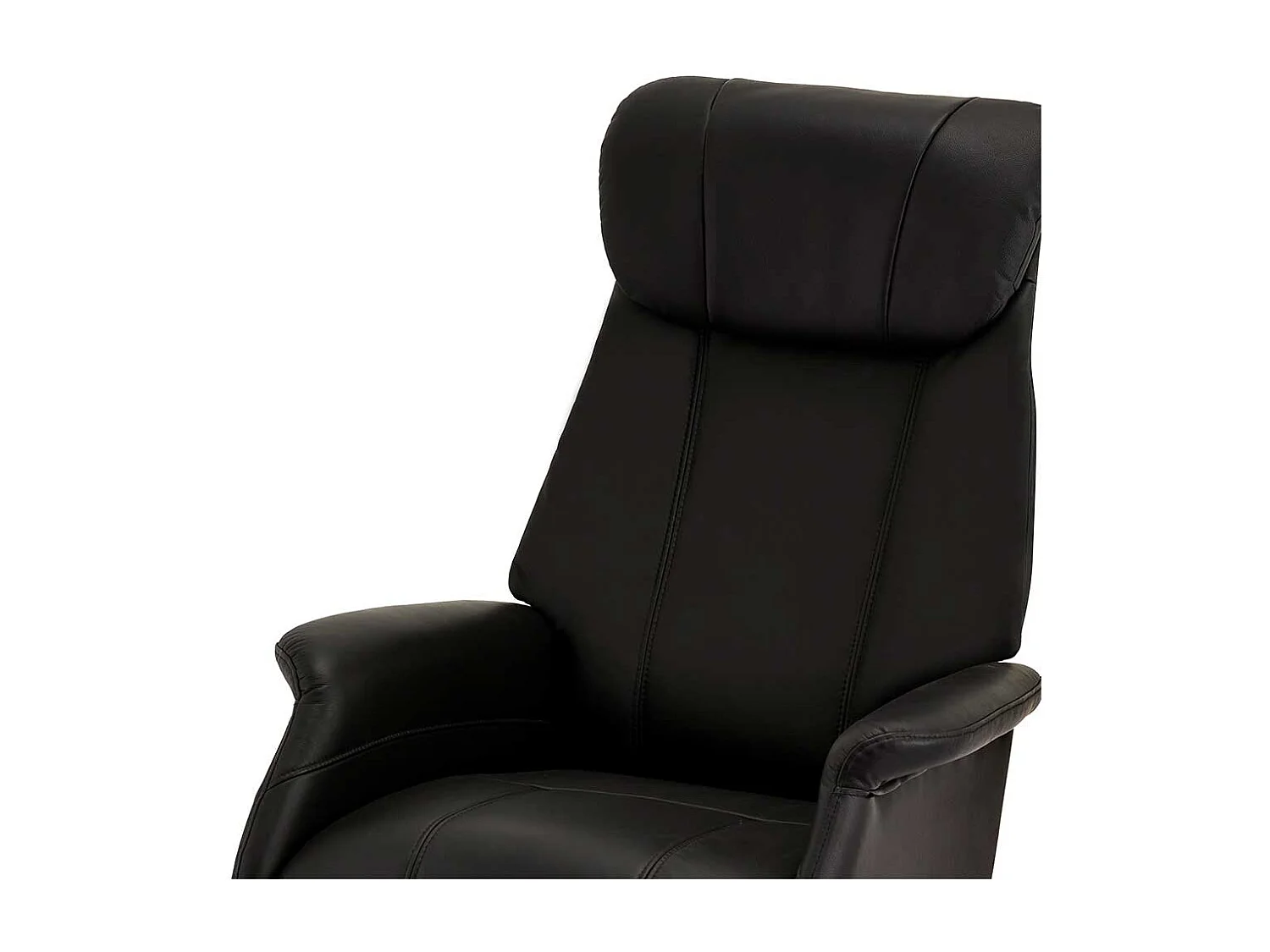 Drehbarer Relaxsessel in Schwarz Armlehnen