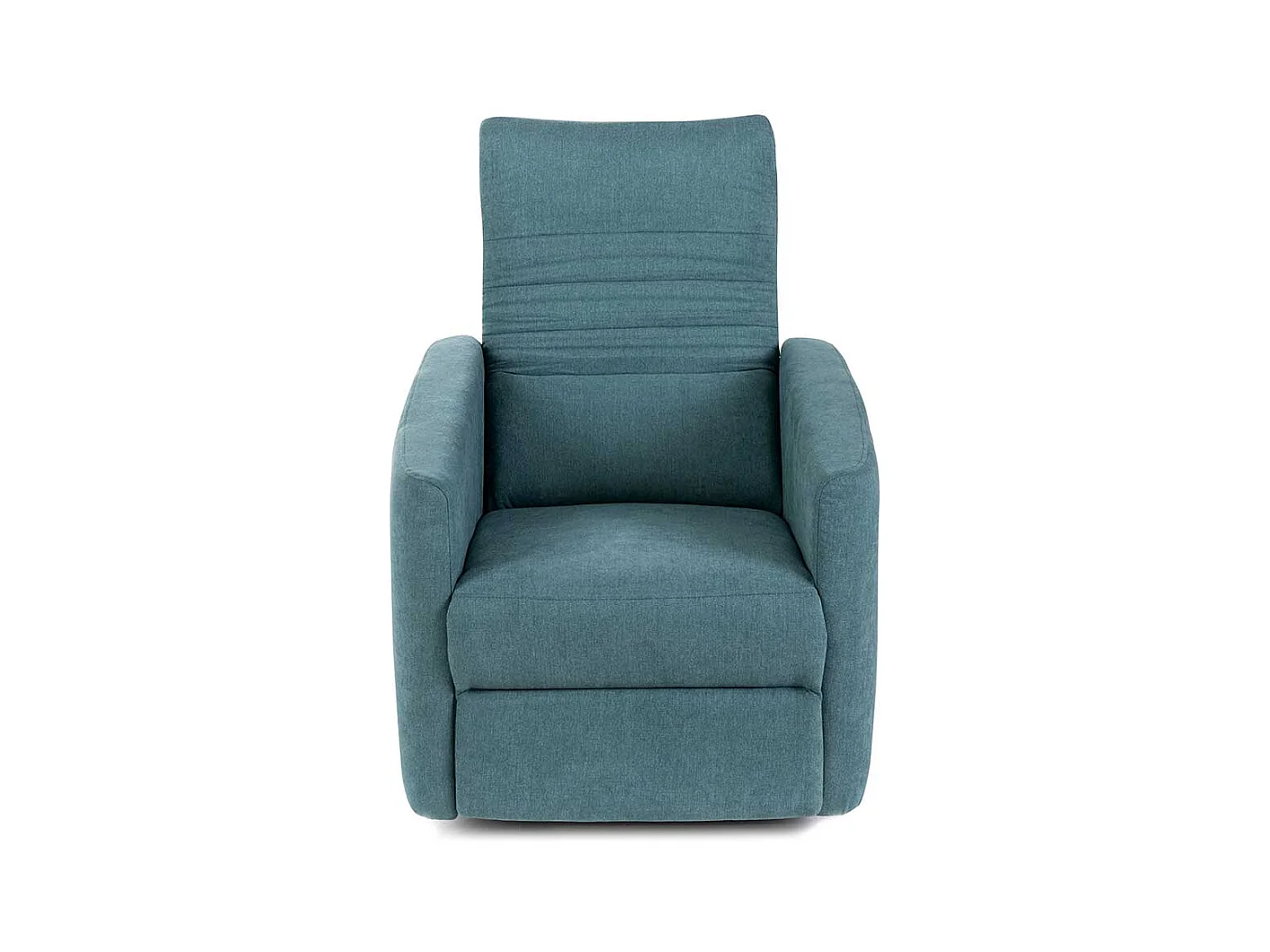 Wohnzimmer Fernsehsessel verstellbar in Petrol Metall Ringgestell