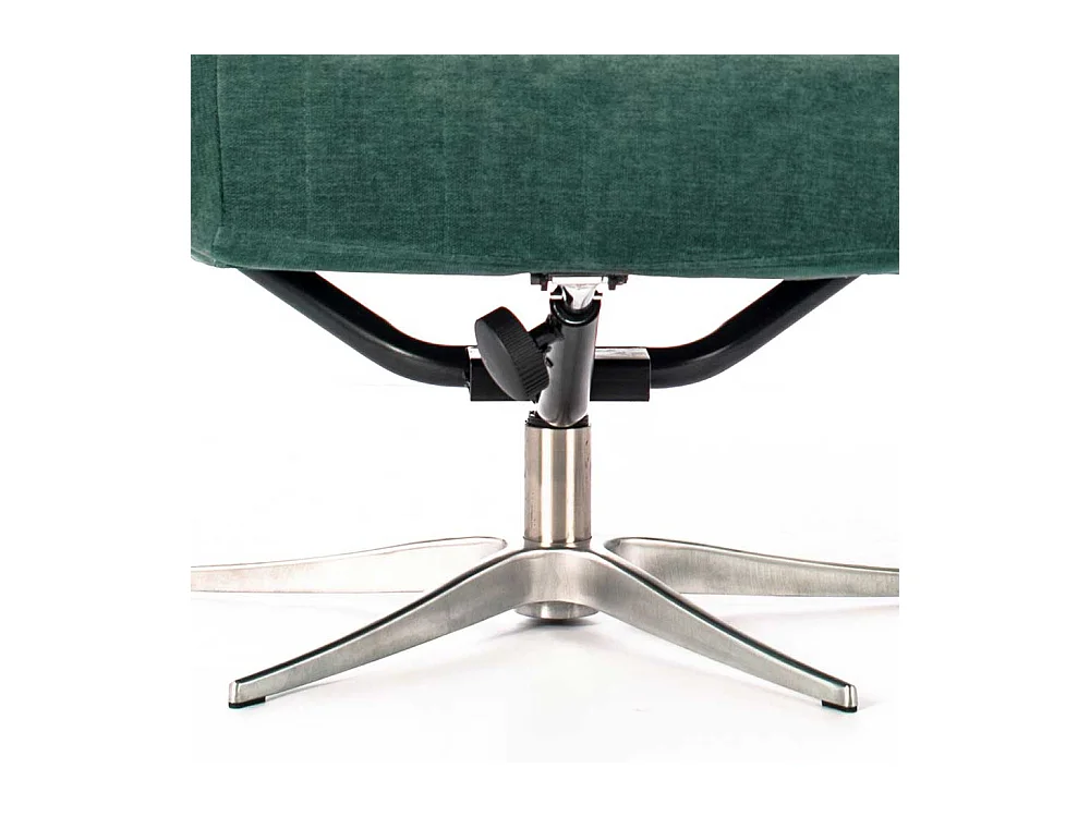 Relaxfernsehsessel in Petrol Samt Retrostil (zweiteilig)