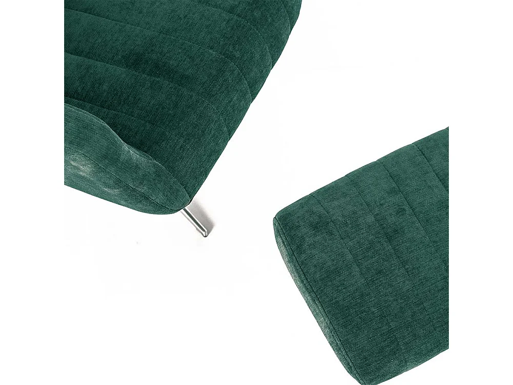 Relaxfernsehsessel in Petrol Samt Retrostil (zweiteilig)