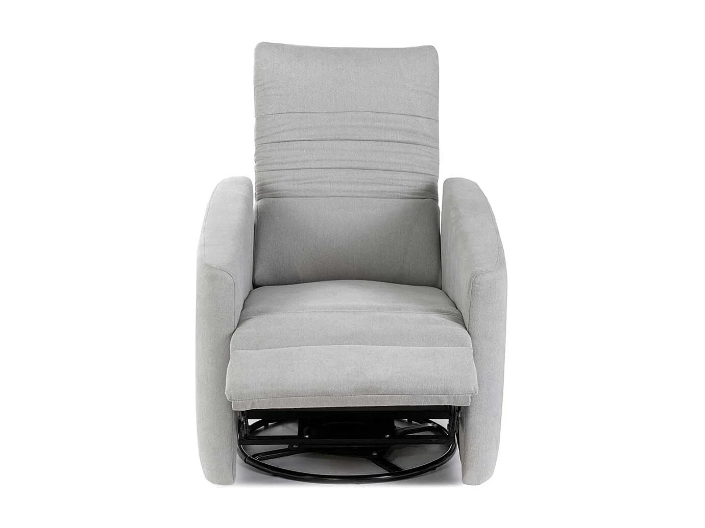 Entspannungssessel verstellbar in Hellgrau 70 cm breit