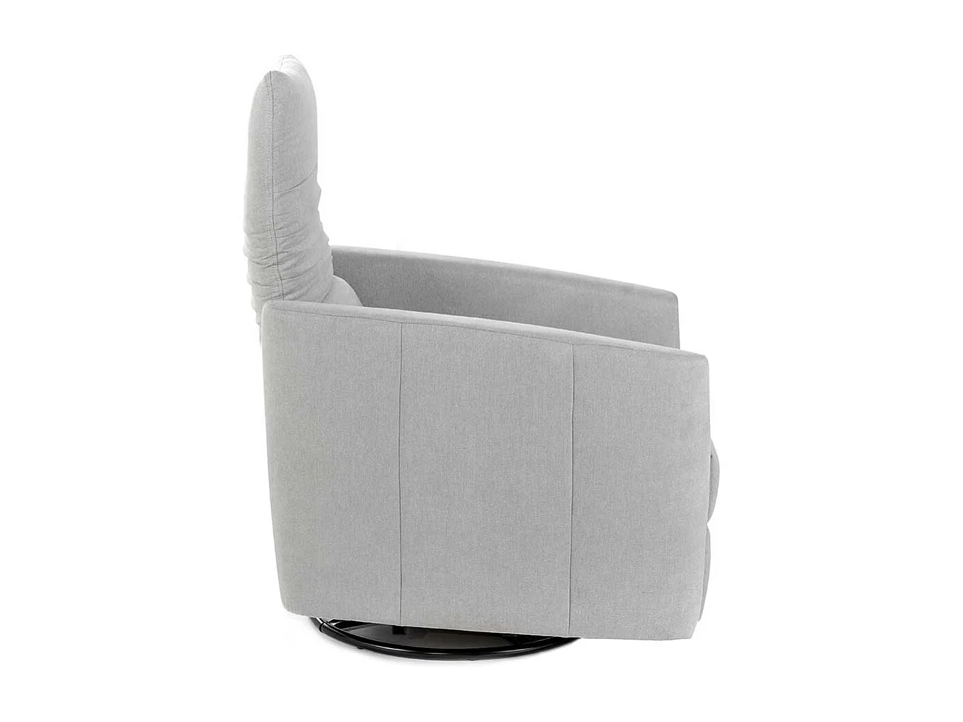 Entspannungssessel verstellbar in Hellgrau 70 cm breit