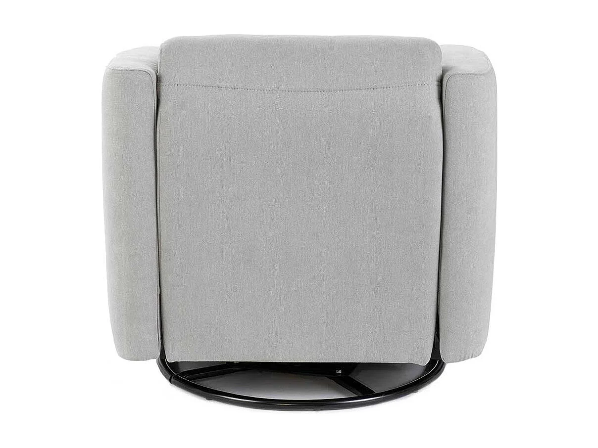 Entspannungssessel verstellbar in Hellgrau 70 cm breit