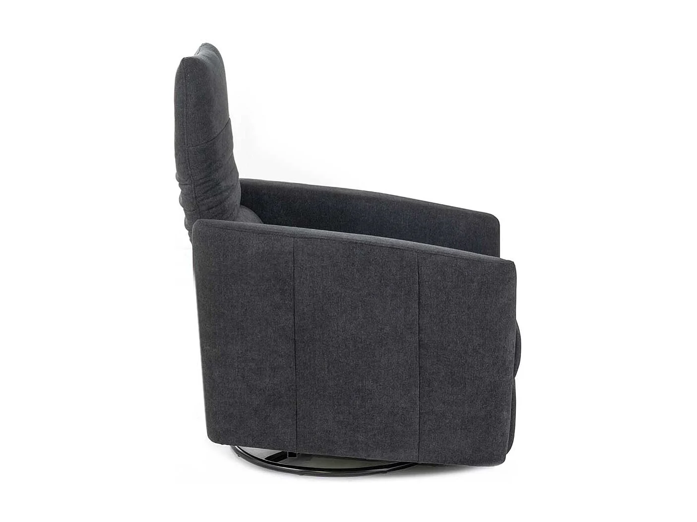 Relaxfernsehsessel verstellbar in modernem Design Dunkelgrau