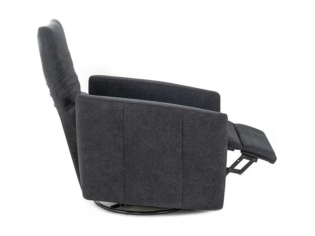 Relaxfernsehsessel verstellbar in modernem Design Dunkelgrau