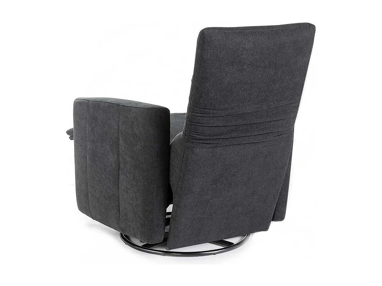 Relaxfernsehsessel verstellbar in modernem Design Dunkelgrau