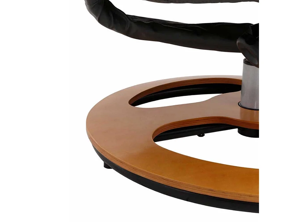 TV Sessel mit Fußhocker in Grau 75 cm breit (zweiteilig)