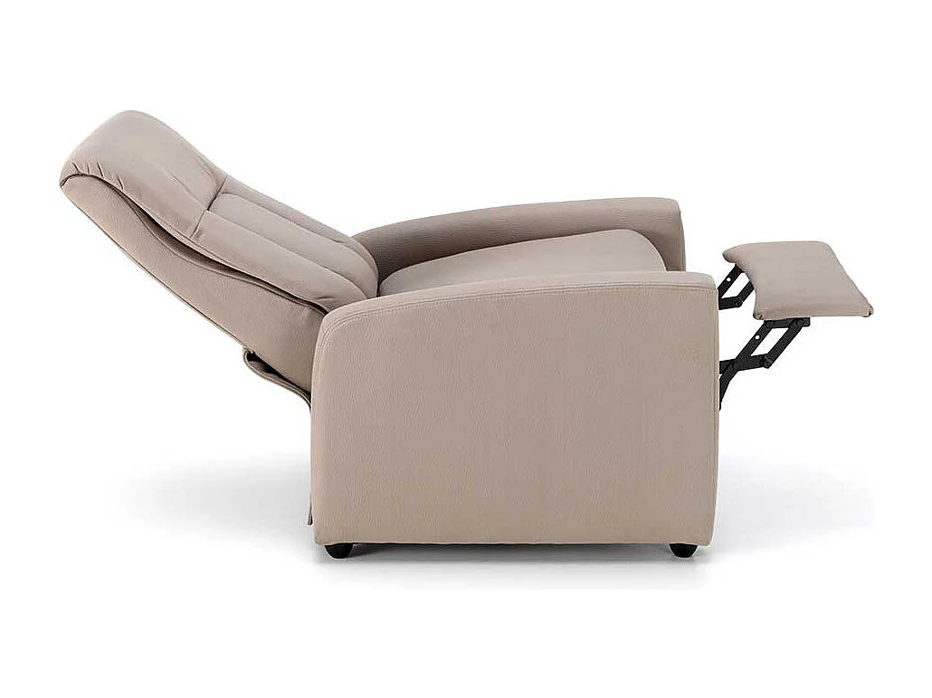 Relaxsessel in Beigegrau Microfaser