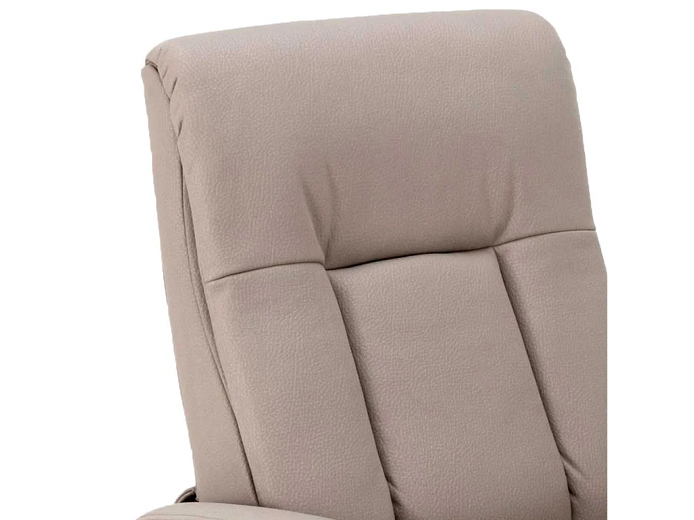 Relaxsessel in Beigegrau Microfaser