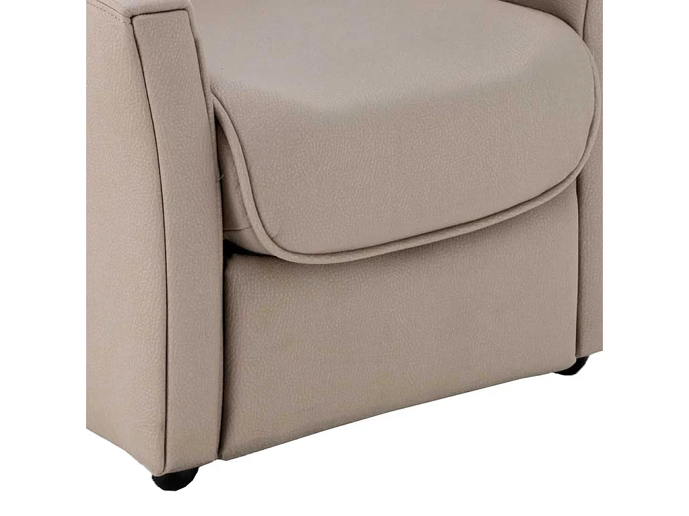 Relaxsessel in Beigegrau Microfaser