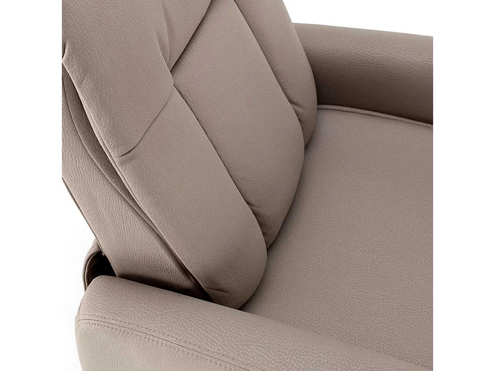 Relaxsessel in Beigegrau Microfaser