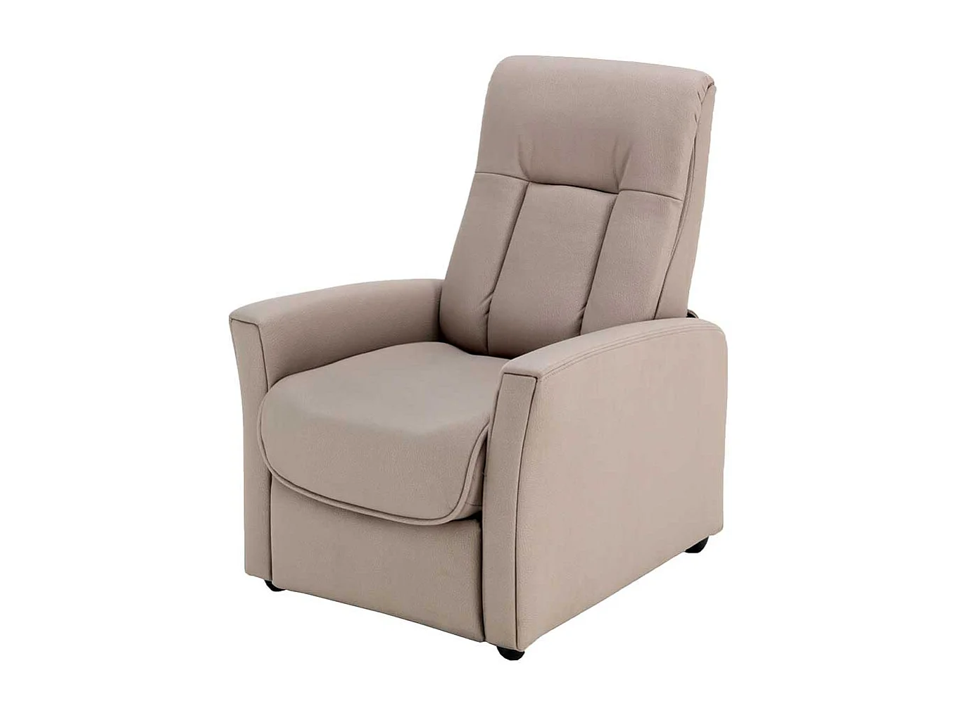 Relaxsessel in Beigegrau Microfaser