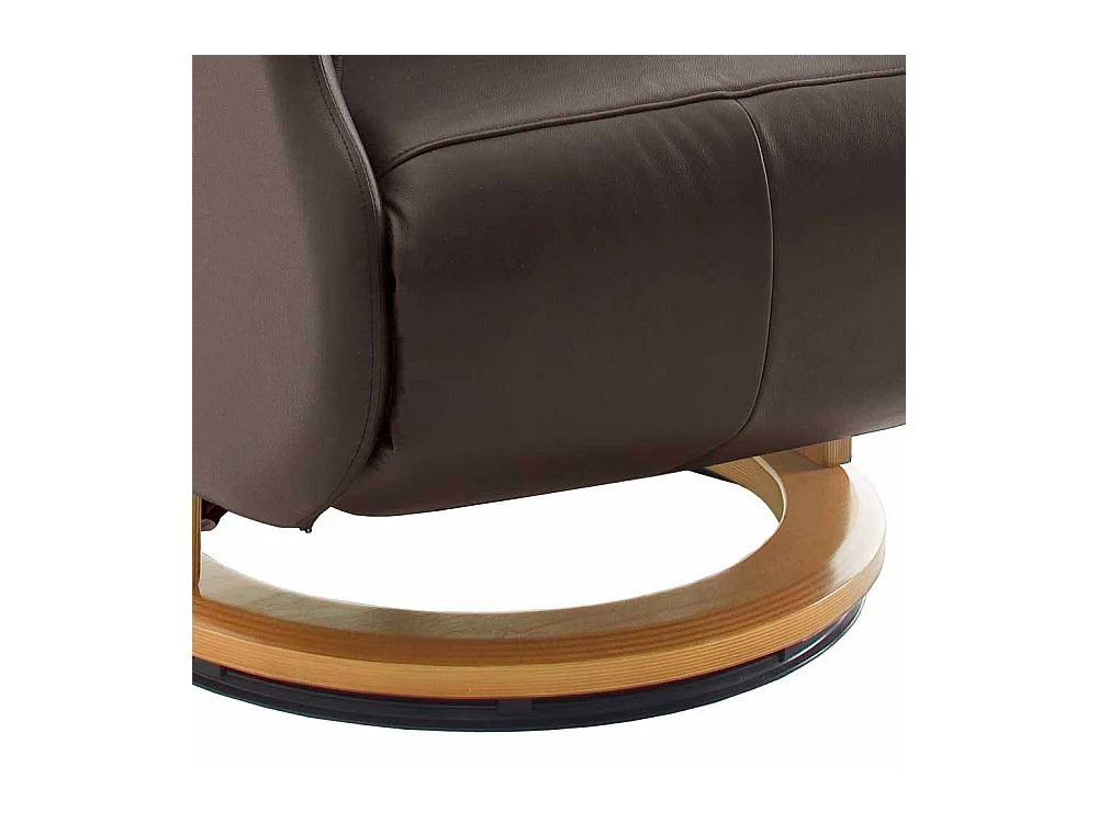 TV Sessel in Braun Leder elektrisch