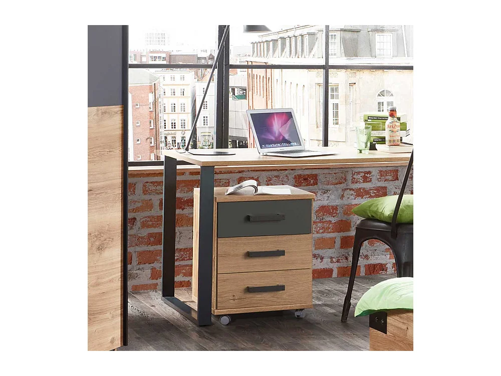 Schreibtischrollcontainer mit drei Schubladen Made in Germany