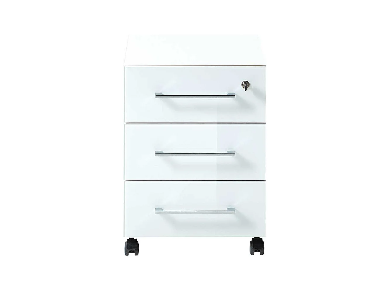 Bürocontainer in Weiß mit Glas beschichtet abschließbar