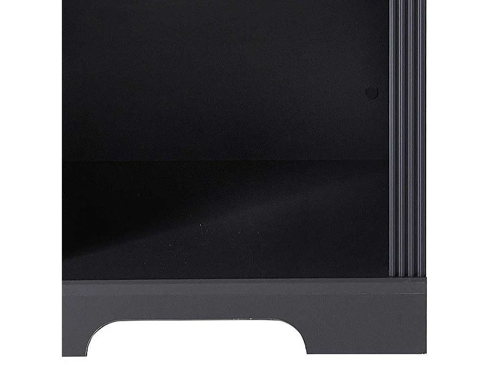 Bürorollcontainer in Dunkelgrau & Eichefarben Schublade und Ordnerfach