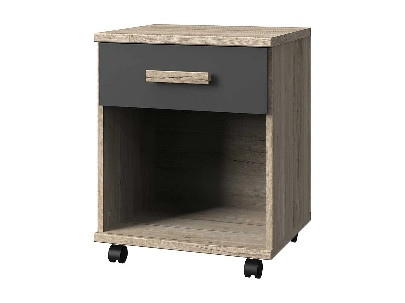 Schreibtischcontainer mit Rollen und einer Schublade Made in Germany