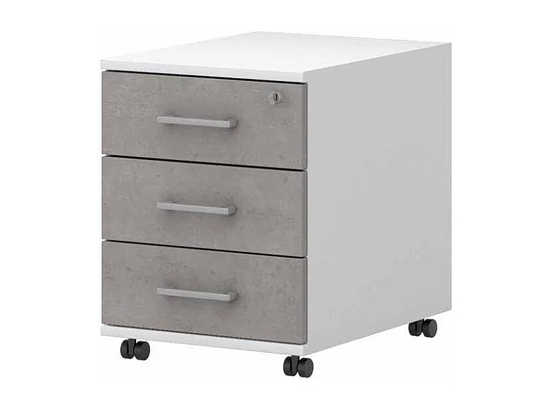 B�rocontainer mit Rollen abschlie�bar