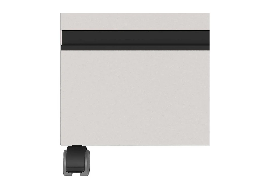 Rollcontainer Schreibtischrollcontainer mit drei Schubladen auf Kunststoffrollen