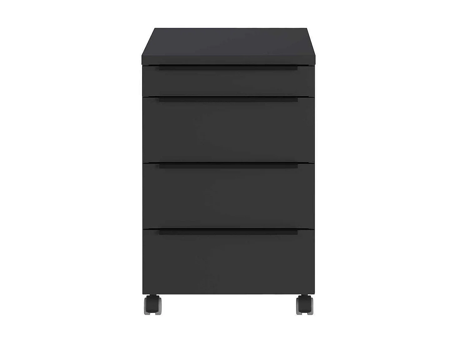 Rollcontainer Bürocontainer in Dunkelgrau Made in Germany