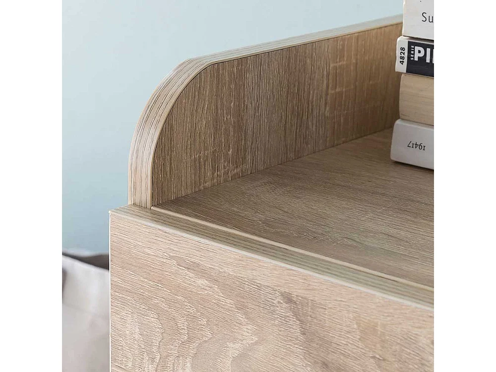 Rollcontainer in Sonoma-Eiche vier Schubladen