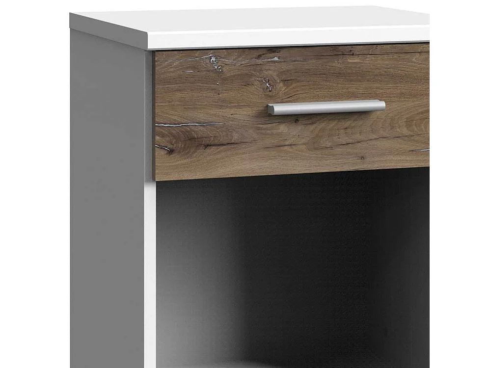 Schreibtisch Container auf Rollen mit einer Schublade 58 cm hoch