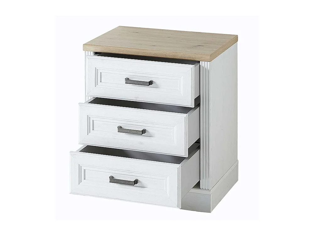 Rollcontainer mit drei Schubladen Landhausstil