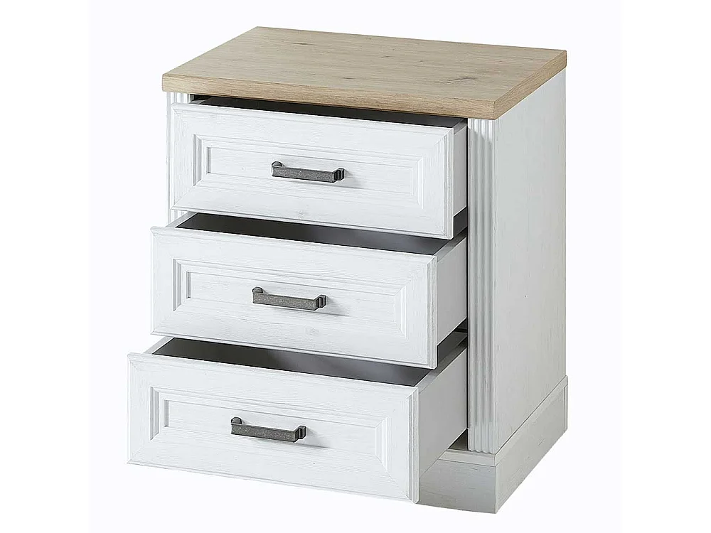 Rollcontainer mit drei Schubladen Landhausstil