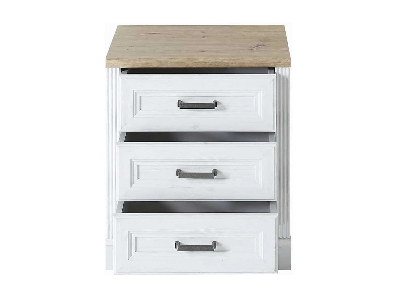 Rollcontainer mit drei Schubladen Landhausstil