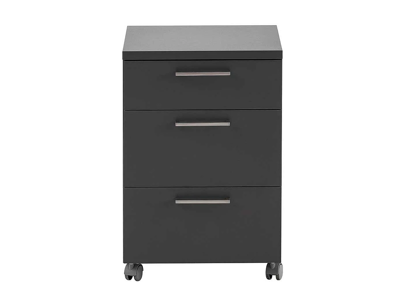 Rollcontainer in Anthrazit 60 cm hoch