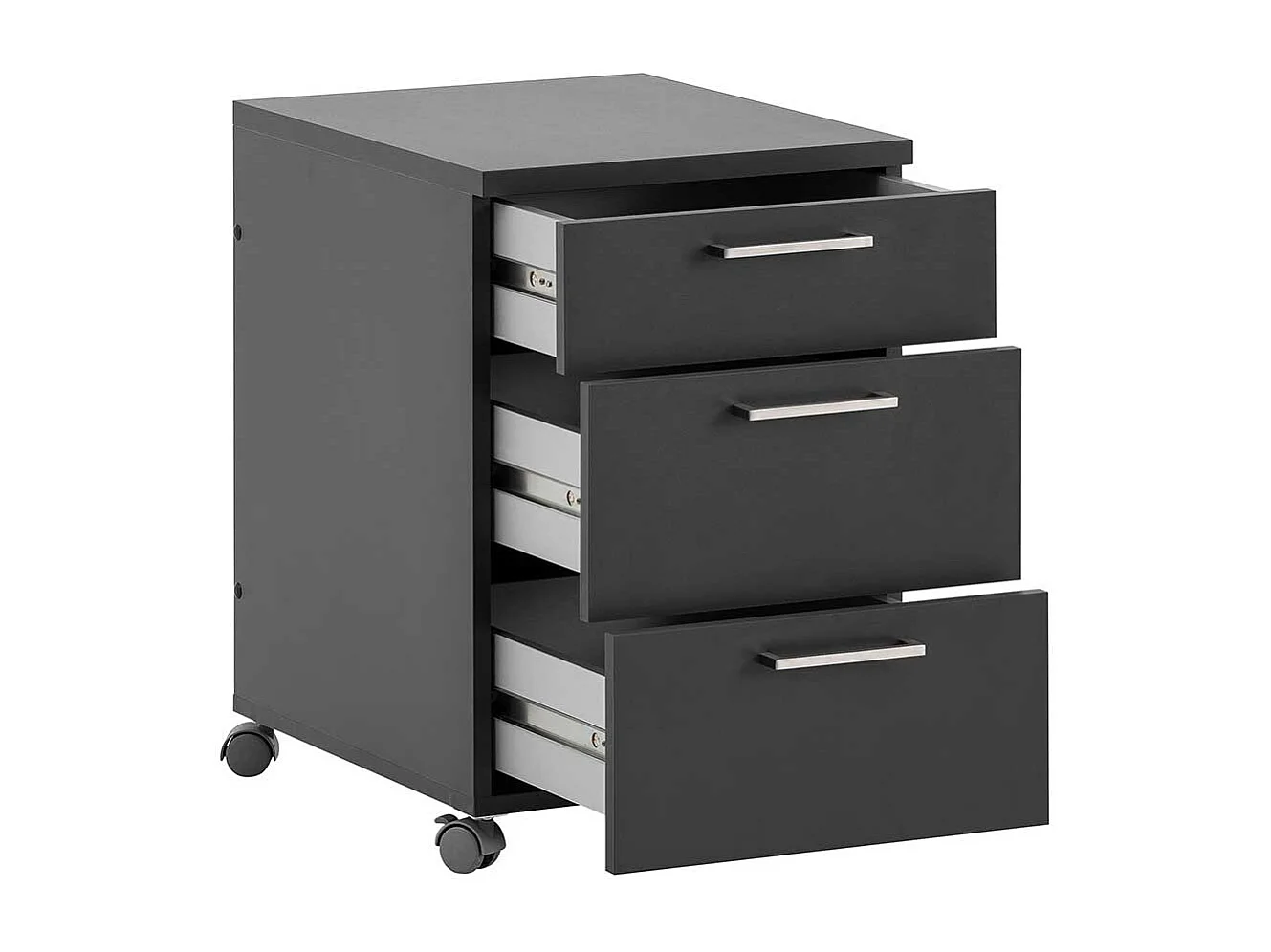 Rollcontainer in Anthrazit 60 cm hoch