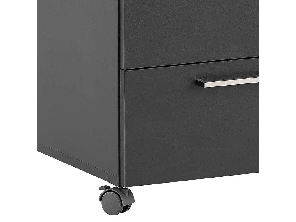 Rollcontainer in Anthrazit 60 cm hoch