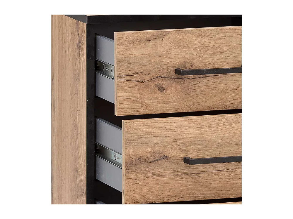 Schreibtischrollcontainer mit drei Schubladen 57 cm hoch