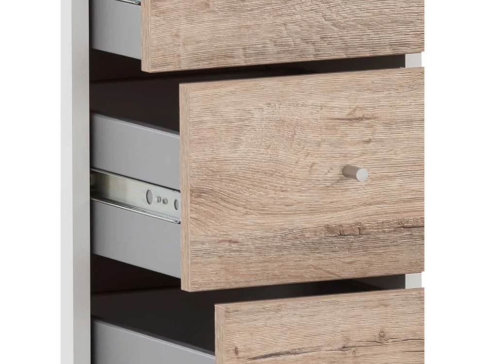 Schreibtisch Rollcontainer mit drei Schubladen 60 cm hoch