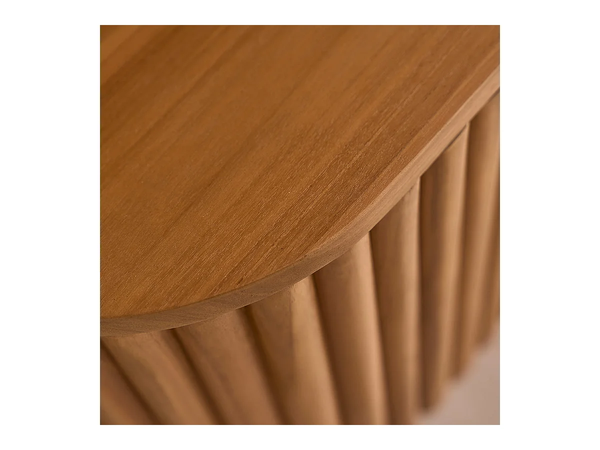 Meuble TV en teck massif suspendu 170 cm