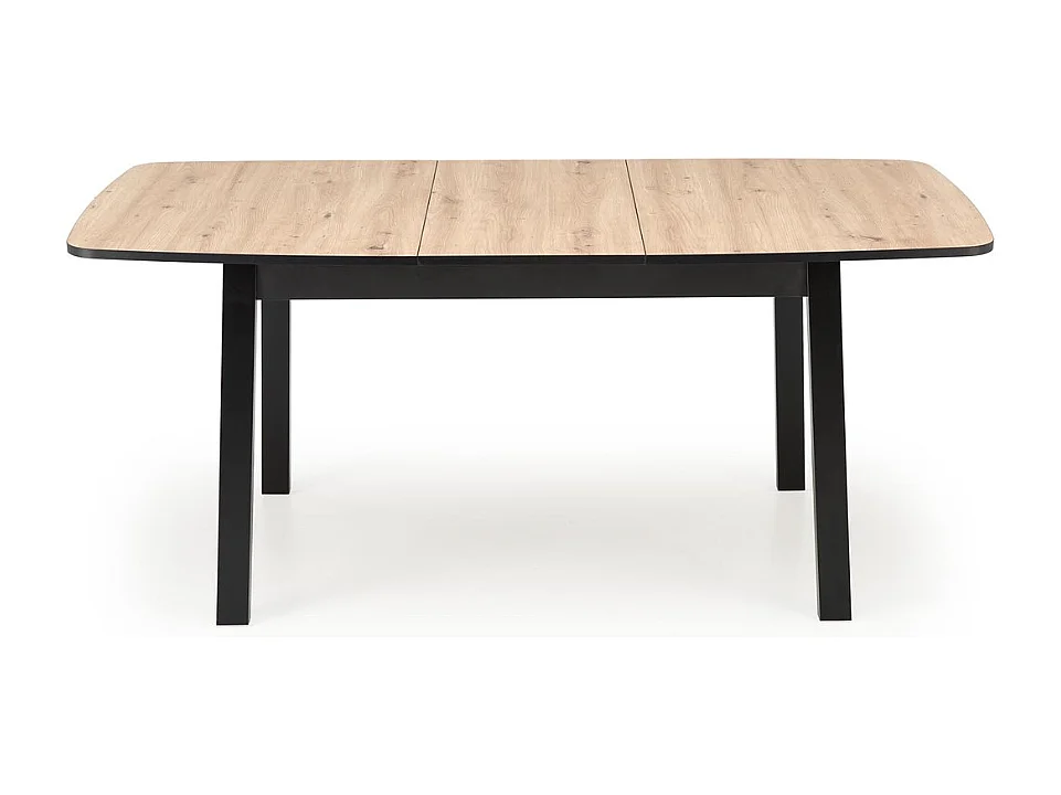 Table à manger rectangulaire extensible avec plateau couleur chêne artisanal JAYCE