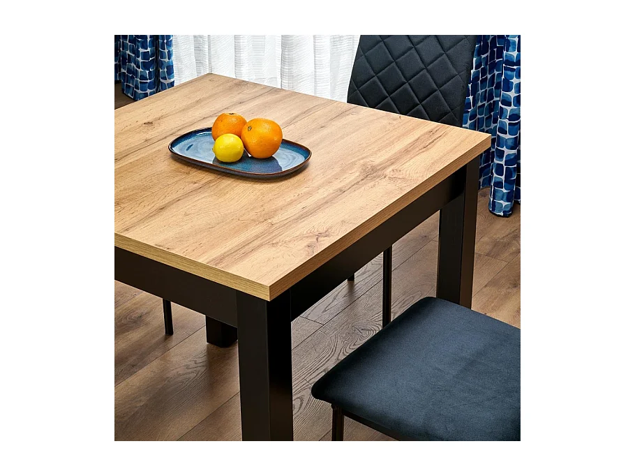 Table de salle à manger extensible de style industriel MAELA