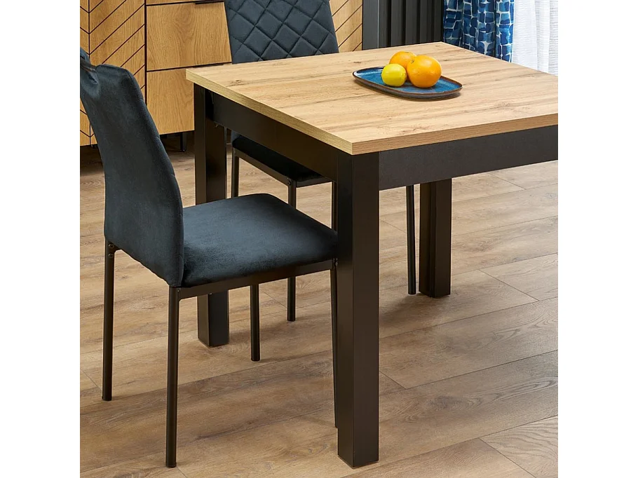 Table de salle à manger extensible de style industriel MAELA