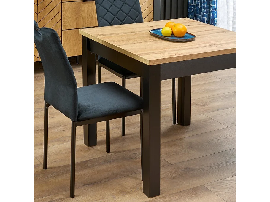 Table de salle à manger extensible de style industriel MAELA