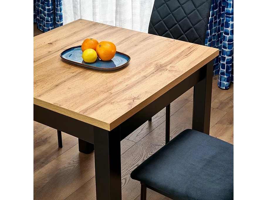 Table de salle à manger extensible de style industriel MAELA