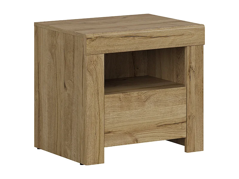 Table de chevet 1 tiroir 1 niche Hella Bois