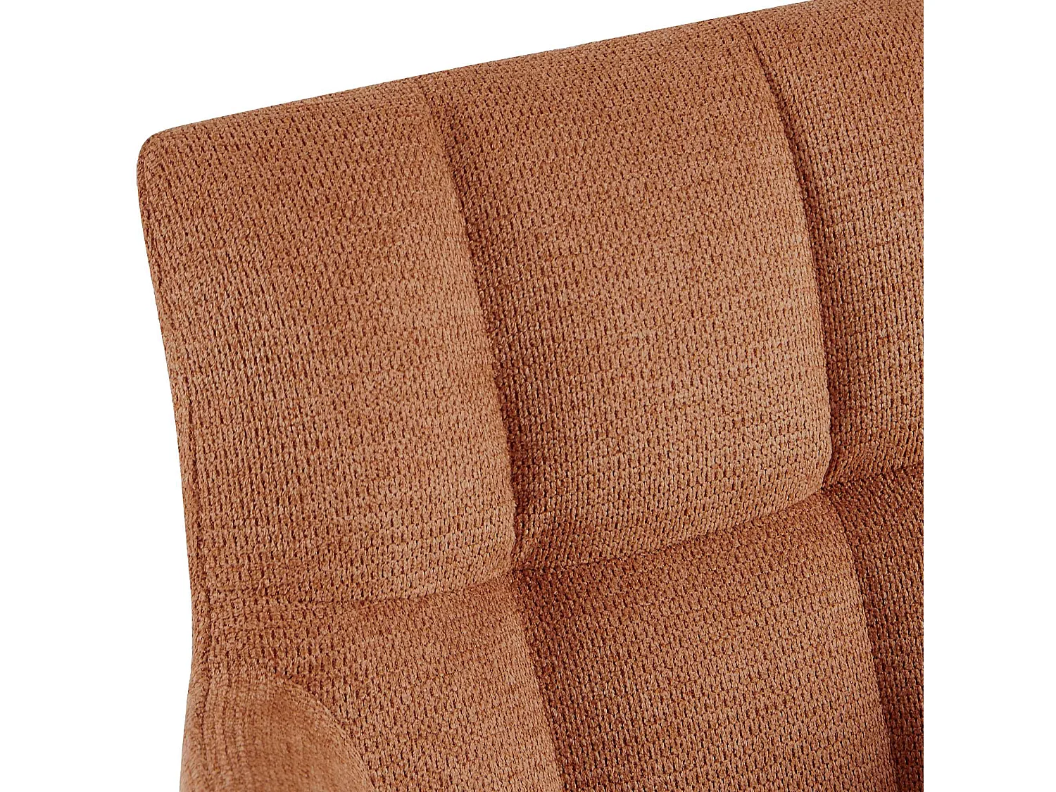 Lot de 2  chaises avec accoudoirs - Tissu - Orange - Jonah