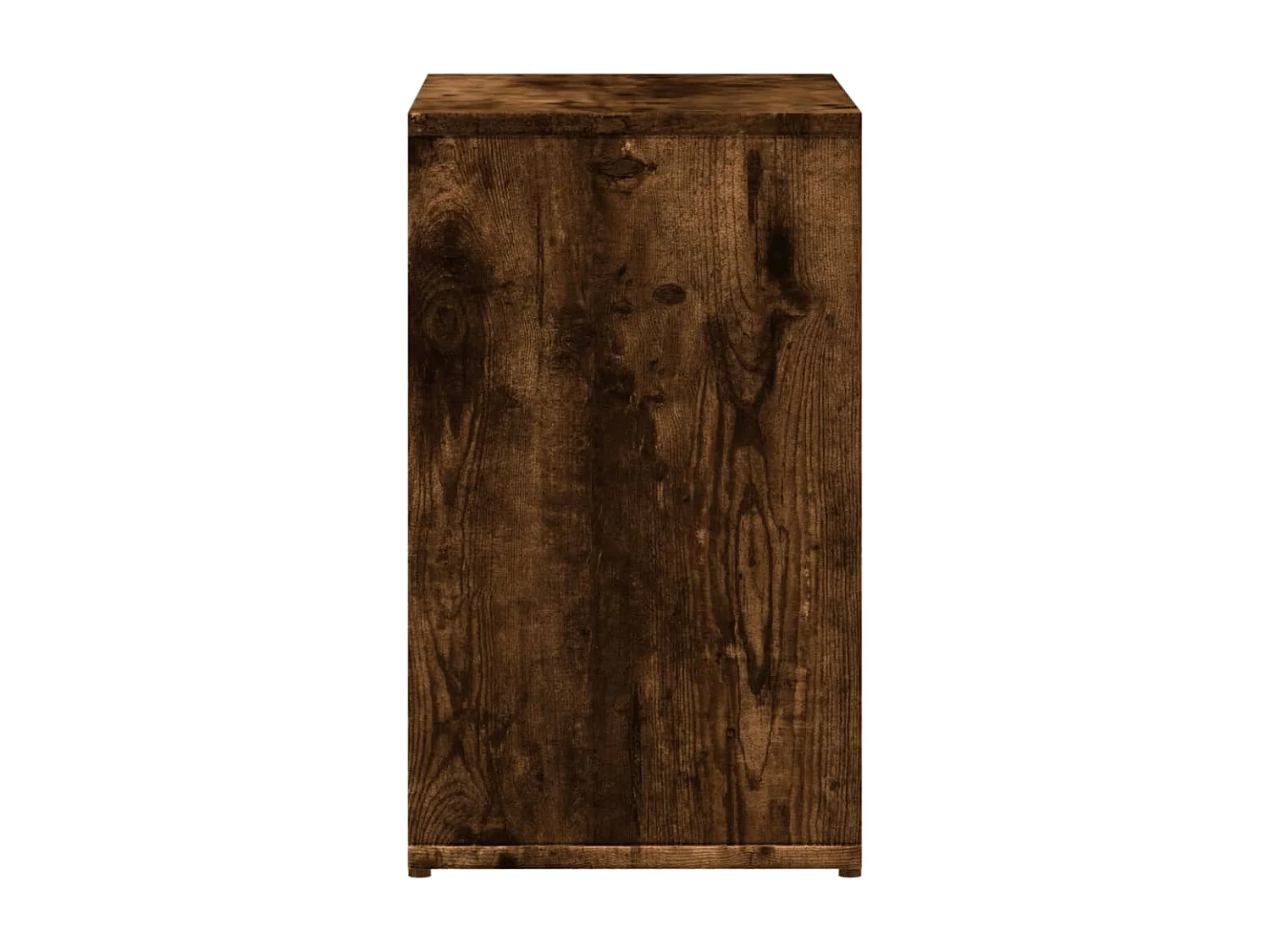 Mesa auxiliar 2 uds madera ingeniería roble ahumado 50x30x50 cm