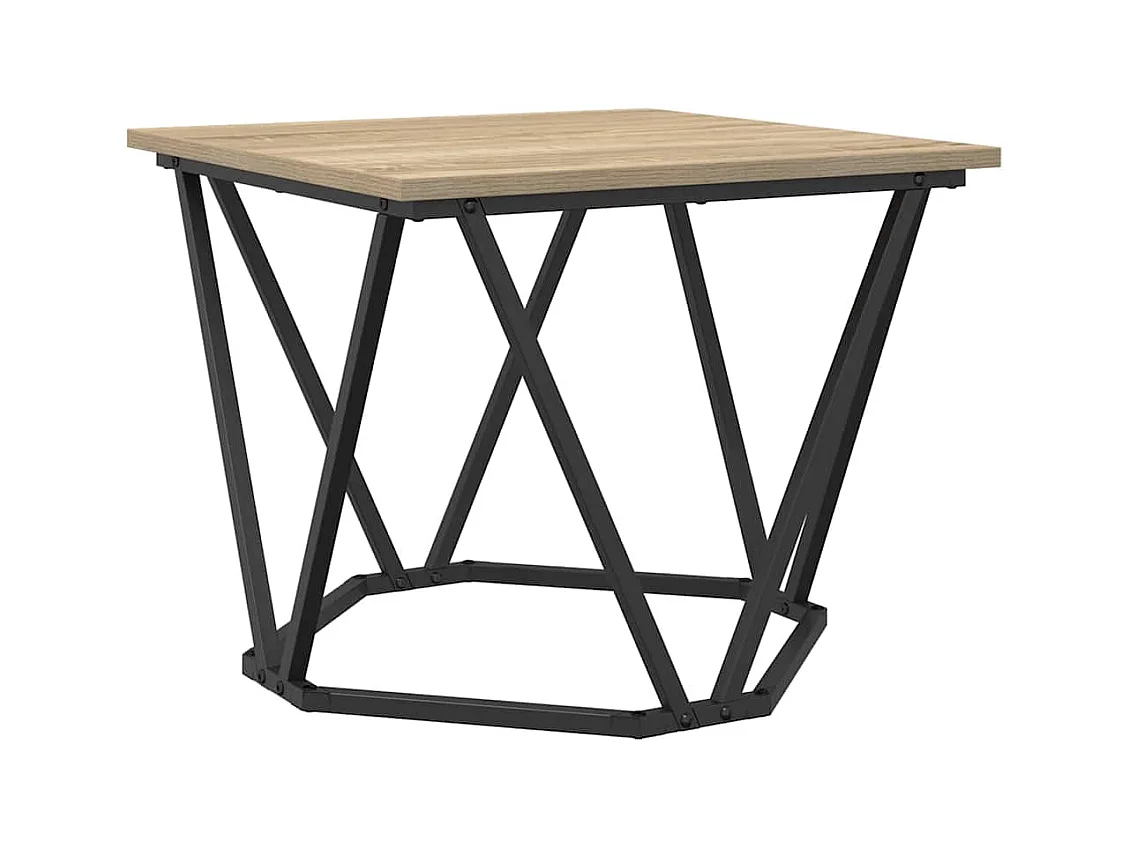 Ensemble de tables d'appoint 2 pièces Chêne sonoma 50 x 50 x 40 cm