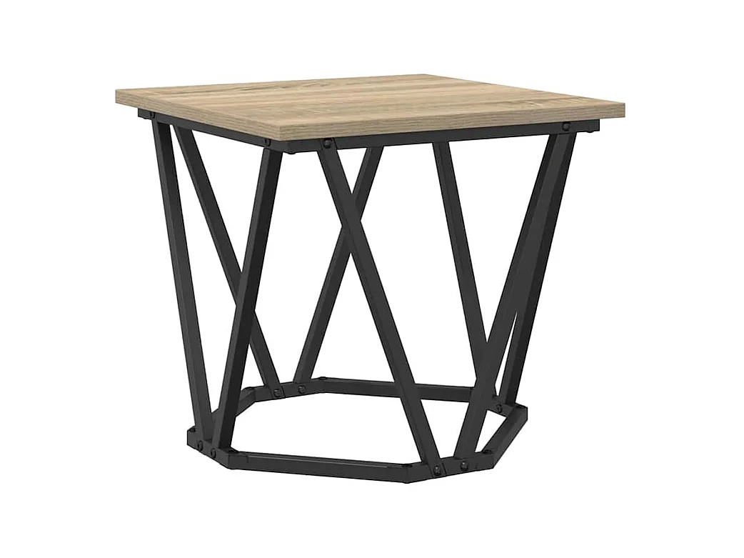 Ensemble de tables d'appoint 2 pièces Chêne sonoma 50 x 50 x 40 cm